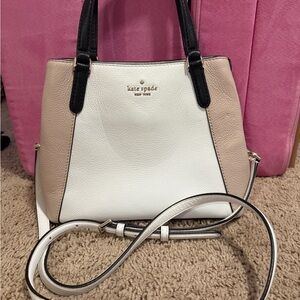 Kate Spade Colorblock Leather Satchel w/ Strap